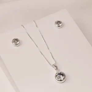 CONJUNTO PONTO DE LUZ M BANHO PRATA