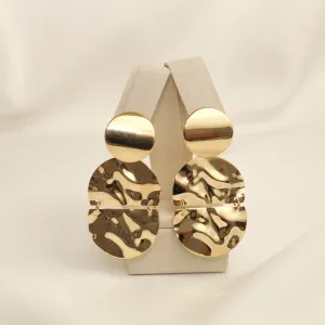 BRINCO ARTICULADO COM BASE REDONDA BANHO OURO 18K