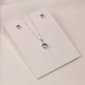 CONJUNTO PONTO DE LUZ M BANHO PRATA