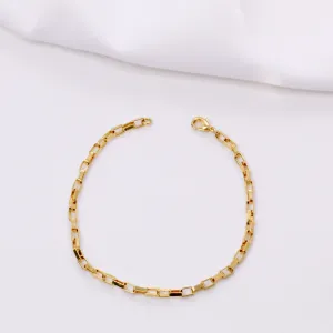 PULSEIRA CARTIER TIJOLINHO BANHO OURO 18K