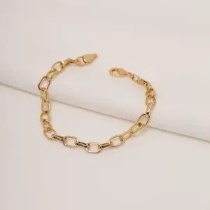 PULSEIRA ELOS BANHO OURO 18K