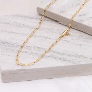 CORRENTE MASCULINA CARTIER LÂMINADA BANHO OURO 18K