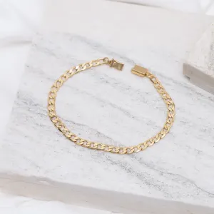 PULSEIRA CARTIER E 3/1 FECHO GAVETA MASCULINO BANHO OURO 18K