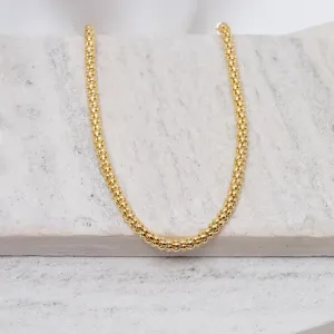 CHOKER OCA ARAMADA BANHO OURO 18K