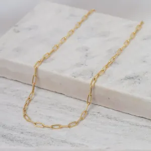 CORRENTE MASCULINA ELOS CARTIER BANHO OURO 18K