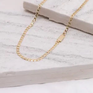 CORRENTE MASCULINA GRUMET 3.8 BANHO OURO 18K