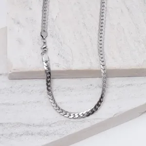 CORRENTE MASCULINA GRUMET AÇO INOX