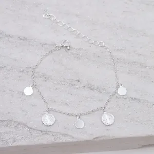 PULSEIRA MEDALHAS SÃO BENTO P BANHO PRATA