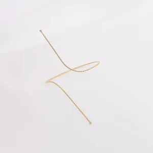 BRACELETE  LISO ARAMADO BANHO OURO 18K