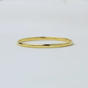 BRACELETE LISO BANHO OURO 18K