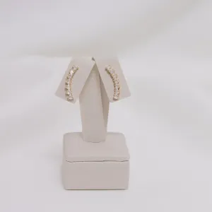 BRINCO EAR CUFF FINO COM ZIRCÔNIAS CRISTAL