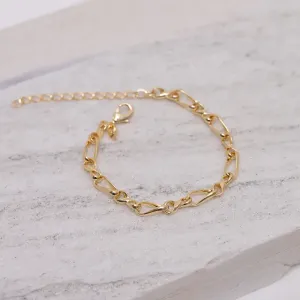 PULSEIRA ELOS TORCIDOS BANHO OURO 18K