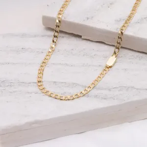 CORRENTE MASCULINA M BANHO OURO 18K