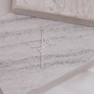 PINGENTE FÉ BANHO PRATA