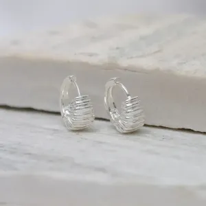 BRINCO ARGOLA TRABALHADA P BANHO PRATA