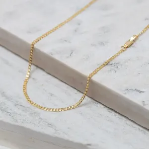 CORRENTE MASCULINA ELOS GRUMET 2MM BANHO OURO 18K