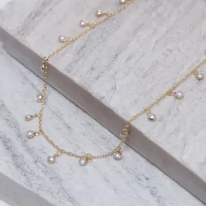 CHOKER PÉROLAS BANHO OURO 18K