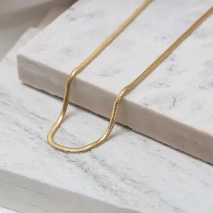 COLAR MALHA ALEMÃ PP BANHO OURO 18K