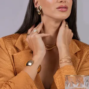 BRINCO COSTELA DE ADÃO BANHO OURO 18K