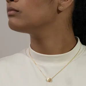 CONJUNTO CÍRCULO LISO BANHO OURO 18K