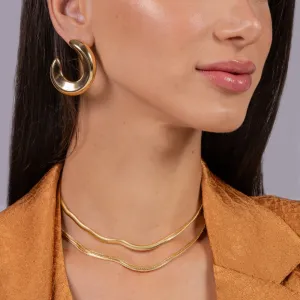 COLAR MALHA ALEMÃ PP BANHO OURO 18K