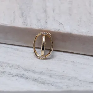 PINGENTE FILHOS MENINA E CORAÇÃO PEDRA MARSALA BANHO OURO 18K