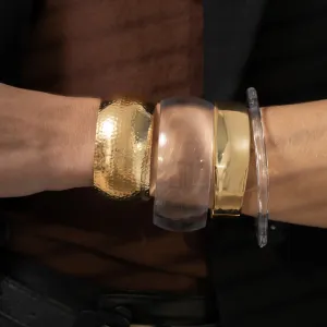 BRACELETE ACRÍLICO FINO QUADRADO