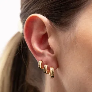 BRINCO ARGOLA M LISA BANHO OURO 18K