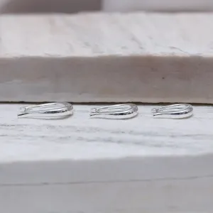 BRINCO ARGOLA HARPA G BANHO PRATA