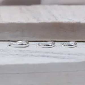 BRINCO ARGOLA HARPA P BANHO PRATA
