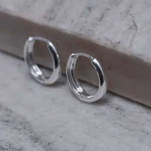BRINCO ARGOLA M LISA BANHO PRATA