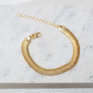 PULSEIRA FIO ALEMÃO GG BANHO OURO 18K