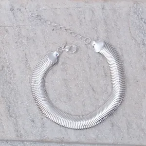 PULSEIRA FIO ALEMÃO GG BANHO PRATA