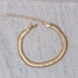 PULSEIRA FIO ALEMÃO M BANHO OURO 18K