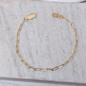 PULSEIRA MASCULINA CARTIER FINA BANHO OURO 18K