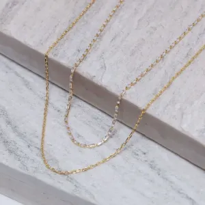 CHOKER DUPLA COM ZIRCÔNIAS CRISTAIS BANHO OURO 18K
