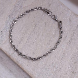 PULSEIRA CABO DE AÇO EM AÇO INOX