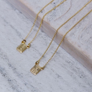 CORRENTE ESCAPULÁRIO P NOSSA SENHORA BANHO OURO 18K