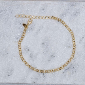 PULSEIRA ELO PORTUGUÊS P 4M.M BANHO OURO 18K