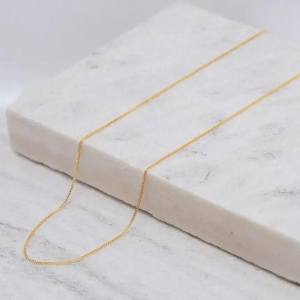 CORRENTE VENEZIANA BANHO OURO 18K