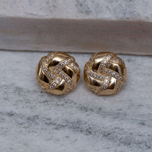 BRINCO NÓZINHO COM ZIRCÔNIAS BANHO OURO 18K