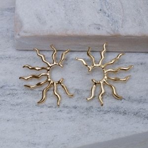 BRINCO SOLARIS BANHO OURO 18K