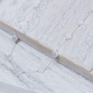 COLAR PÉROLA VIRGINIA BANHO PRATA