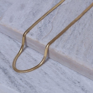 CORRENTE MALHA ALEMÃ PP BANHO OURO 18K