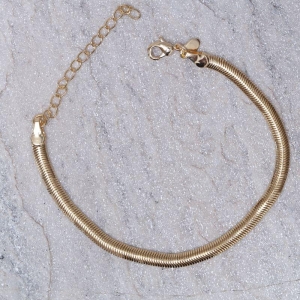 PULSEIRA FIO ALEMÃO P BANHO OURO 18K