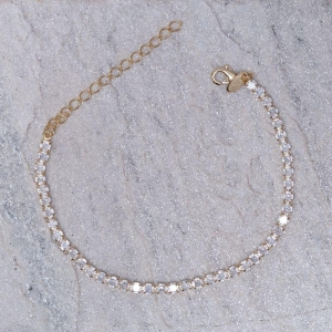 PULSEIRA RIVIERA P BANHO OURO 18K