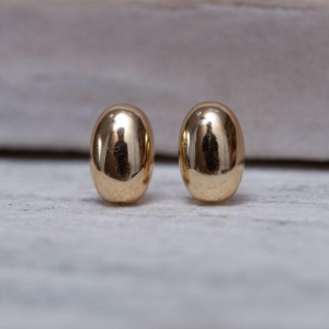 BRINCO BEANS LISOS BANHO OURO 18K