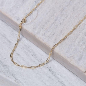 CORRENTE ELO CARTIER P BANHO OURO 18K