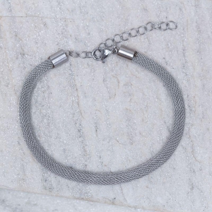 PULSEIRA CABO DE AÇO OCO EM AÇO INÓX