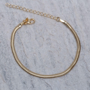 PULSEIRA MALHA ALEMÃ 3MM BANHO 18K